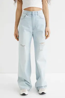 Wide High Jeans