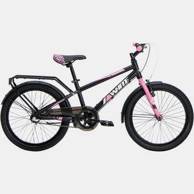 AR Comp 200 3s Ane EU 21, barncykel 6–8 år, Black/Pink
