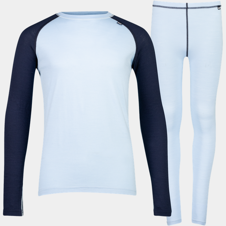 Merino Mid Set, ullunderställ junior