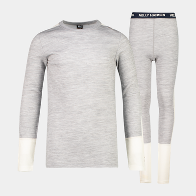 Lifa Merino Midweight Set, ullunderställ junior