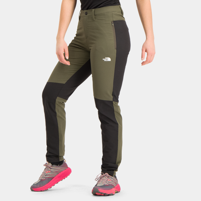 Grivola Pant, vandringsbyxa dam, Grön