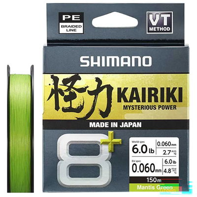 Shimano Kairiki 8+ 'Mantis Green' 150m