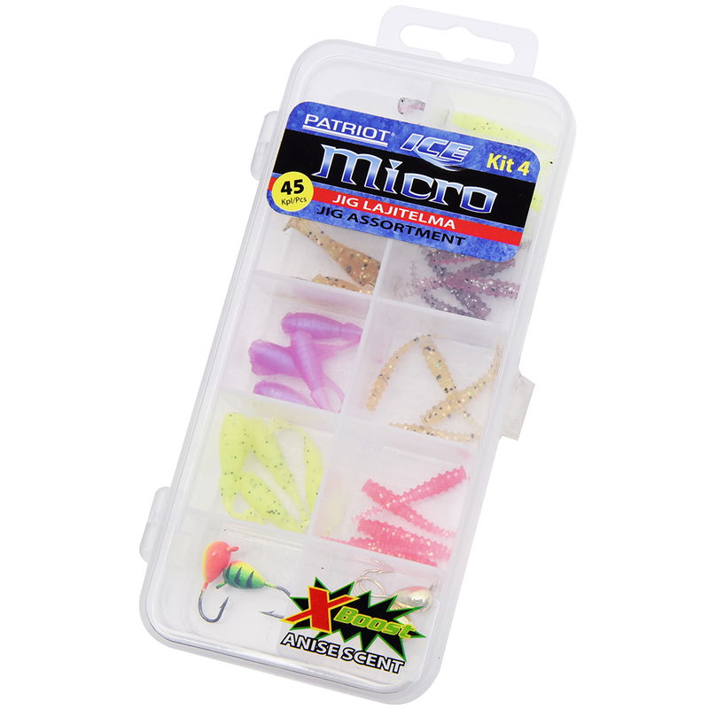 Patriot Ice Micro Jiggsortiment (28 delar) - Kit 4