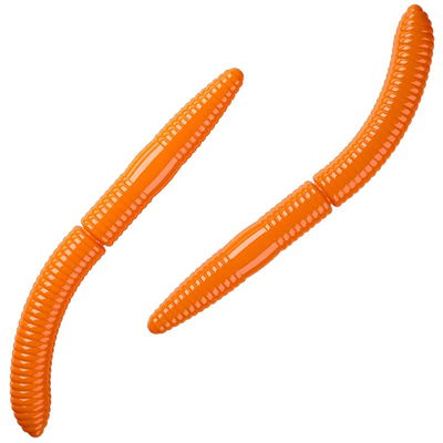 Libra Lures 'Fatty D'Worm' - 8p - 75mm - Cheese