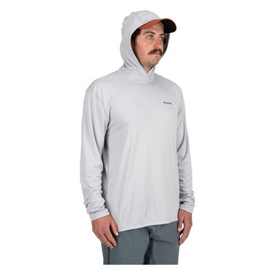 Simms Tech Hoody - Artist Series Trout Logo - Flame/Sterling - Medium