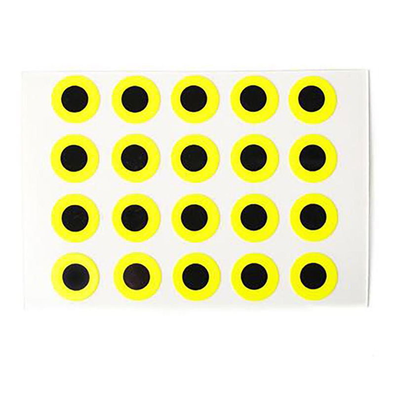 Stick-On Eyes - Fluo Yellow