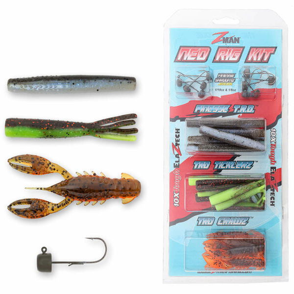 Z-Man Ned Rig Kit - Hot Colors