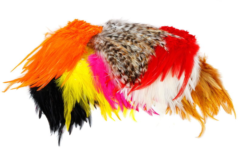 Strung Saddle Hackle - Streamer