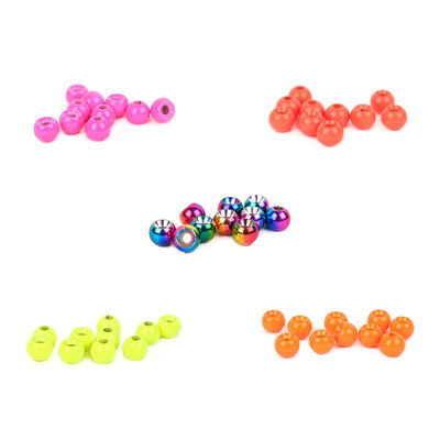 Brass Beads Förtyngningshuvud Färgade - 4mm