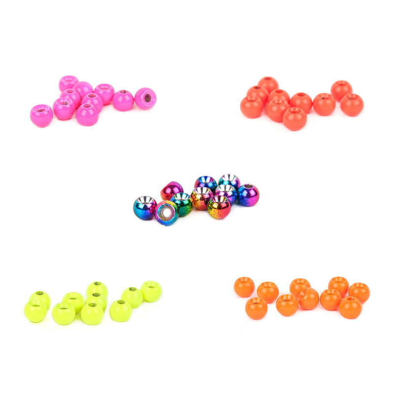 Brass Beads Förtyngningshuvud Färgade - 4mm