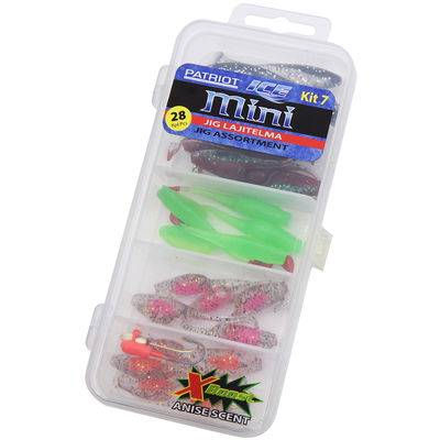 Patriot Ice Mini Jiggsortiment (28 delar) - Kit 7