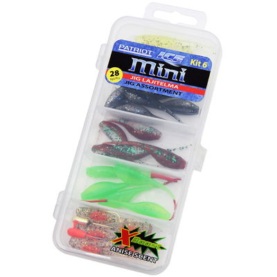 Patriot Ice Mini Jiggsortiment (28 delar) - Kit 6