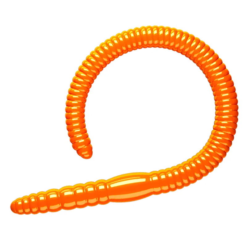 Libra Lures 'Flex Worm Jr.' - 15p - 65mm - Cheese