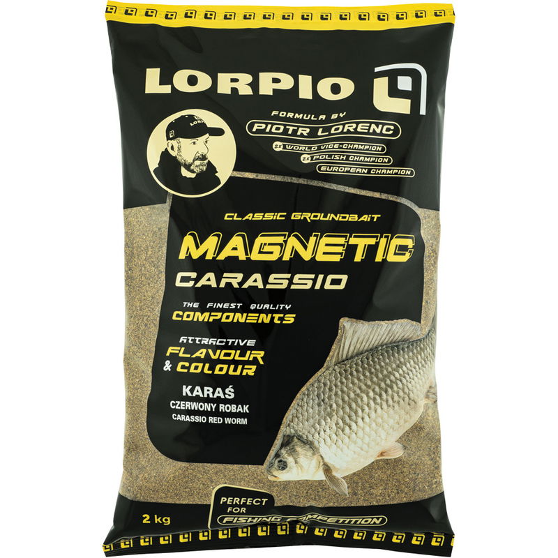 Lorpio Groundbait 'Magnetic' - 2kg - Carassio Red Worm