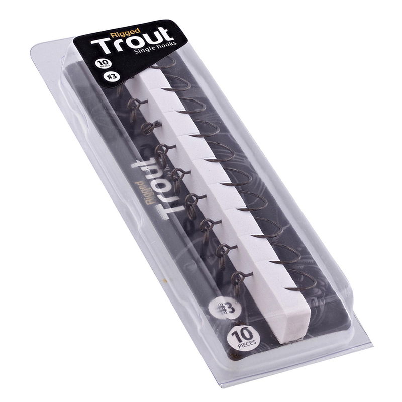 Westin Rigged Trout Single Hooks - Black Nickel - 10p