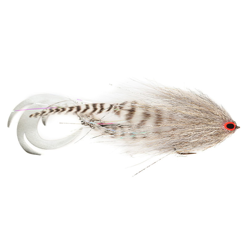 Gäddfluga Bauers Hot Fuzz - Grizzly Baitfish