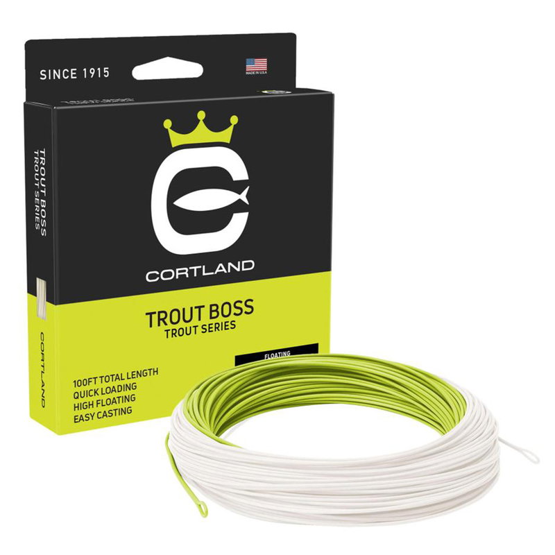 Cortland Trout Boss - Chartreuse/White - WF - Flyt