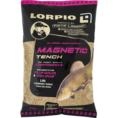 Lorpio Groundbait 'Magnetic' - 2kg - Tench Red Worm