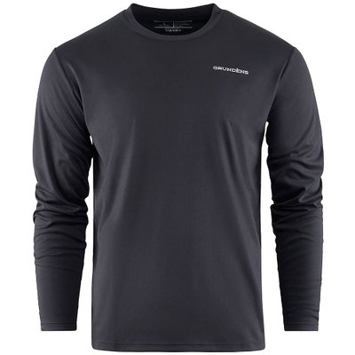 Grundéns 'Bait Ball' Long Sleeve Tee (UPF50) - Black