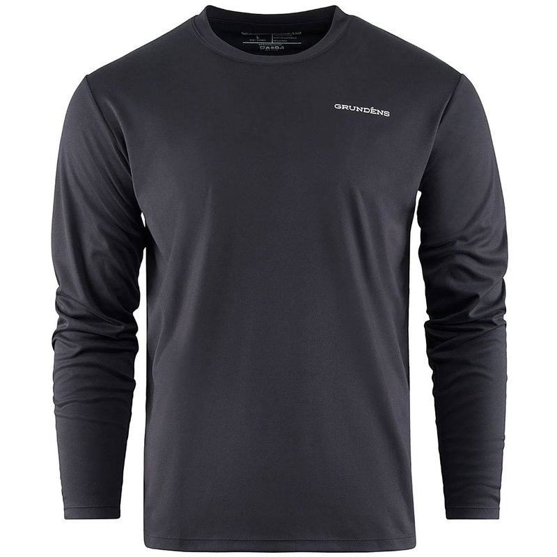 Grundéns 'Bait Ball' Long Sleeve Tee (UPF50) - Black