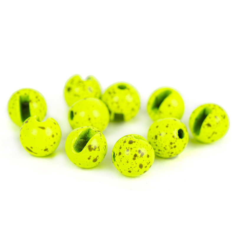 Mottled Tactical Slotted Tungsten Beads