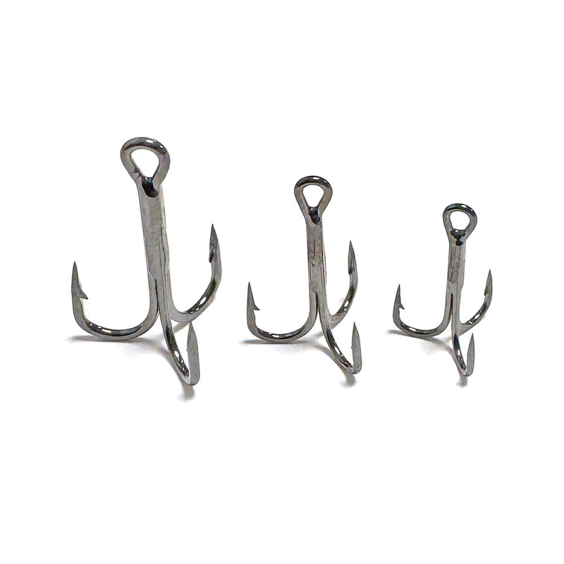 Origin Långskaftad Pimpelkrok (Black Nickel) - 10p