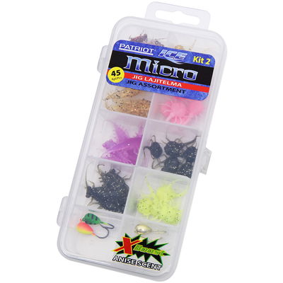 Patriot Ice Micro Jiggsortiment (45 delar) - Kit 2