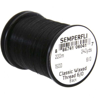 Semperfli Classic Waxed Thread - Bulkspole 220m - 6/0