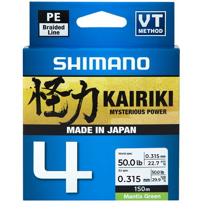 Shimano Kairiki 4 'Mantis Green' - 150m - 0,315 mm