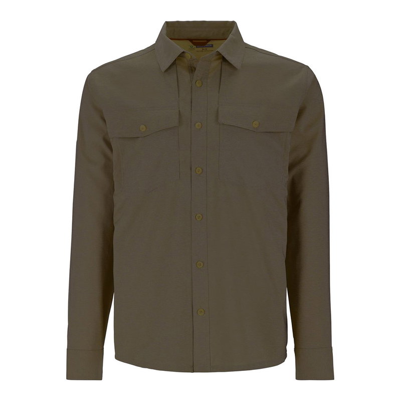 Simms No-See-Um Bugstopper Shirt - Loden Heather