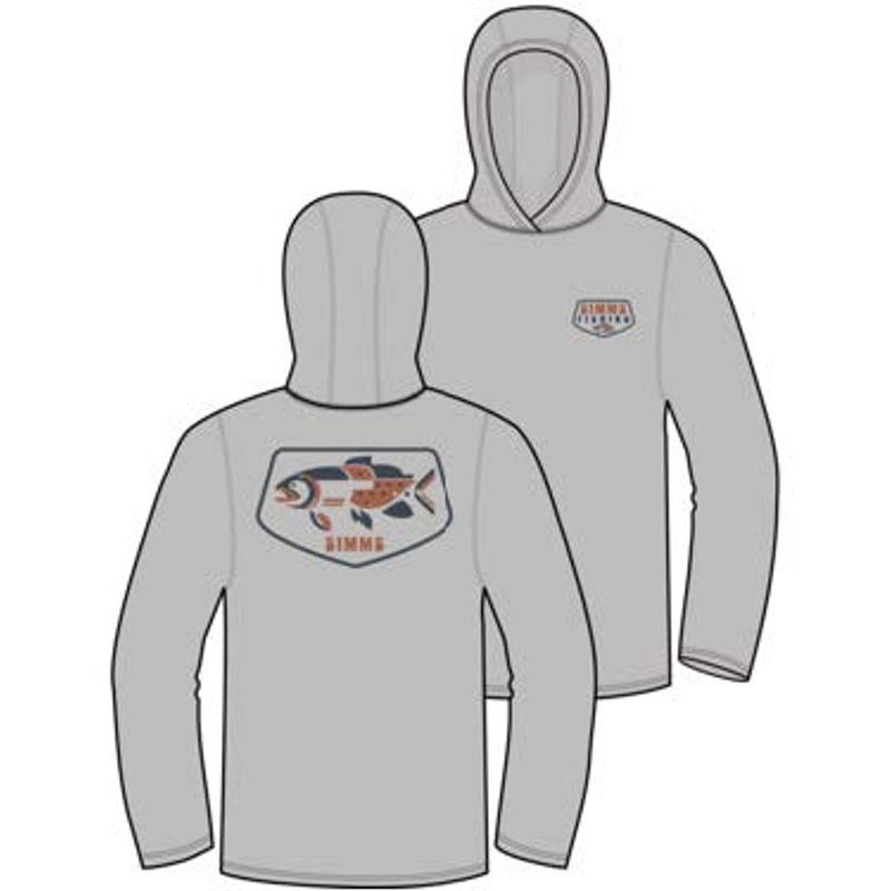 Simms Tech Hoody - Overcast Abstract Bass