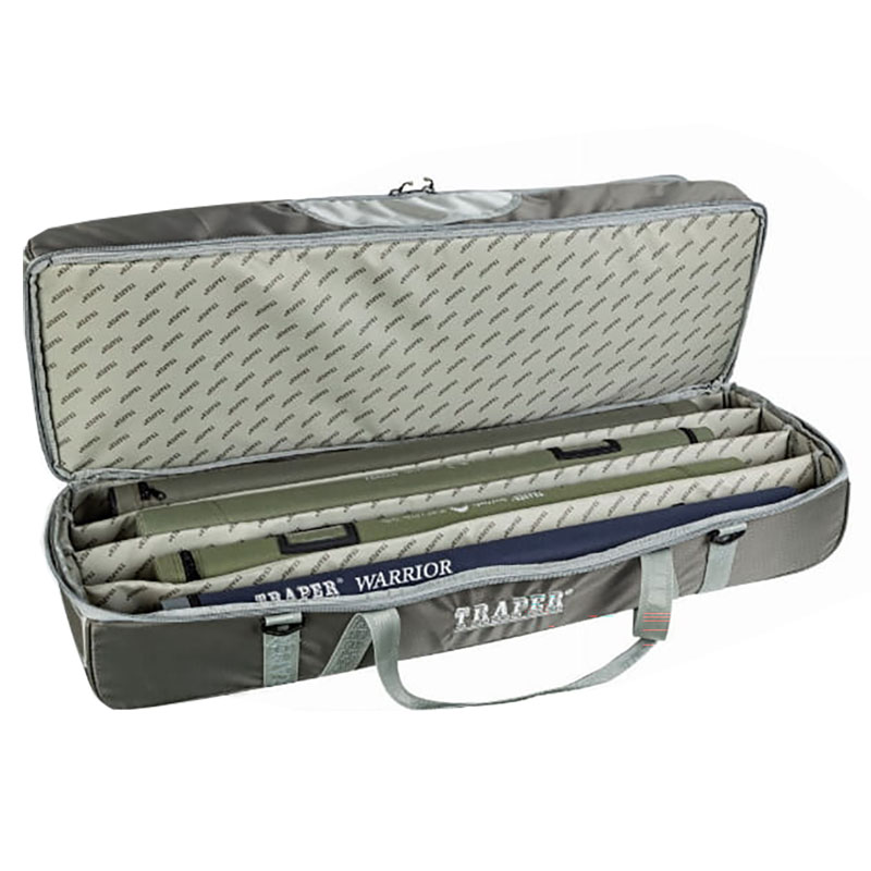 Traper Rod & Reel Bag - Double - Grey/Olive