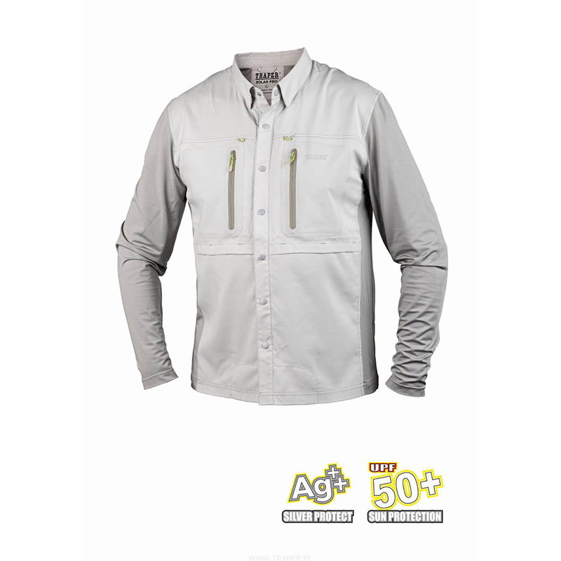 Traper Solar PRO Shirt (UPF 50) - Cool Grey