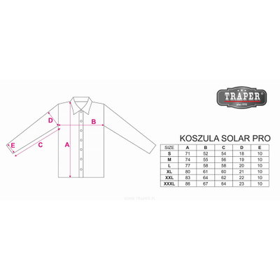 Traper Solar PRO Shirt (UPF 50) - Cool Grey