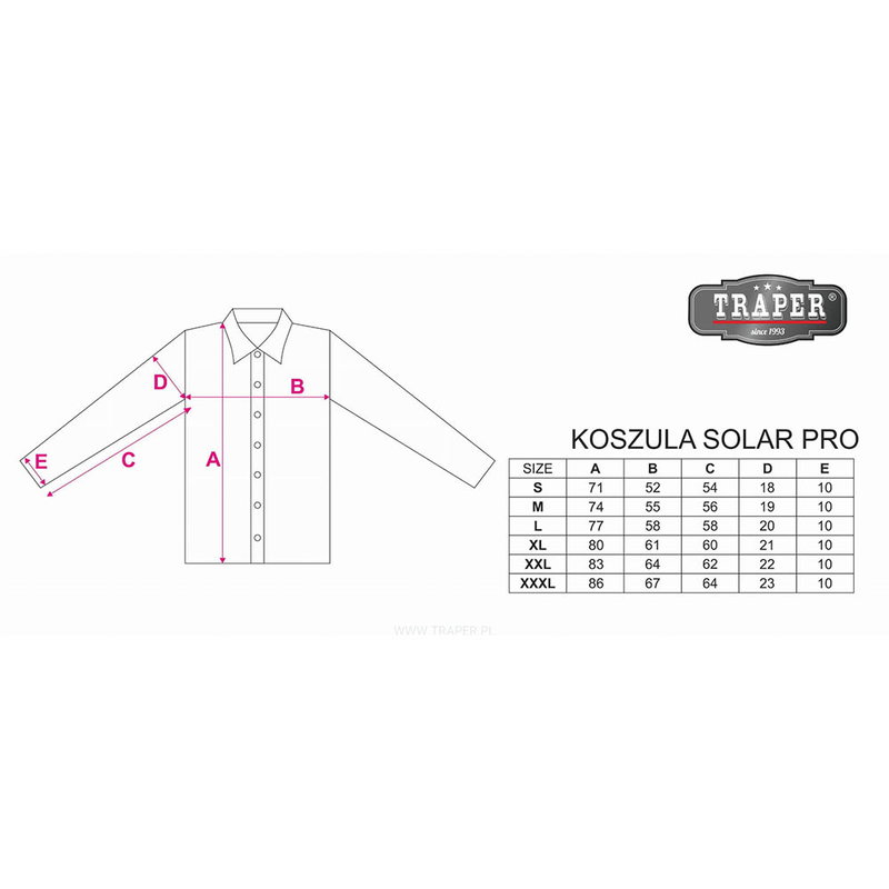 Traper Solar PRO Shirt (UPF 50) - Cool Grey