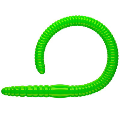 Libra Lures 'Flex Worm' - 95mm - Krill - Hot Green