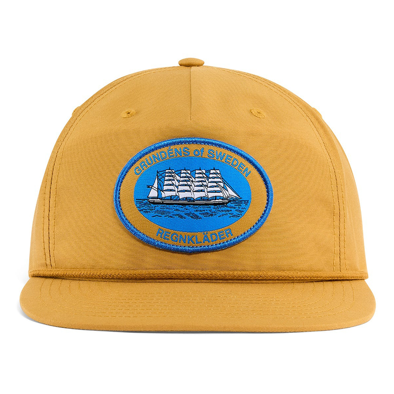 Keps Grundéns 'Regnkläder Rope' Trucker - Whiskey