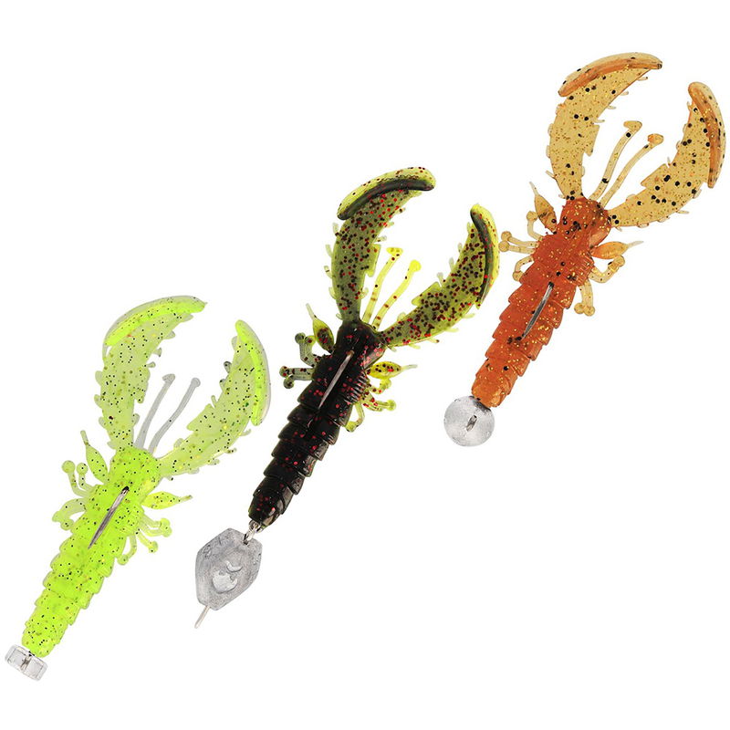 Westin CreCraw Slim TPE R'nR - 3p - 5,5cm - Mix