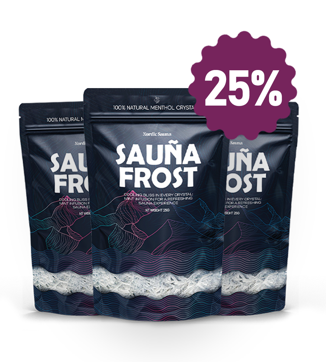 Sauna Frost - 3st förpackningar