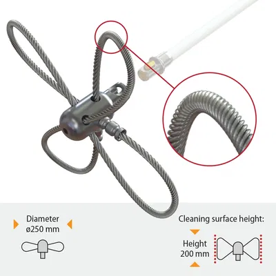 Tornado PRO skorstensborste vajer