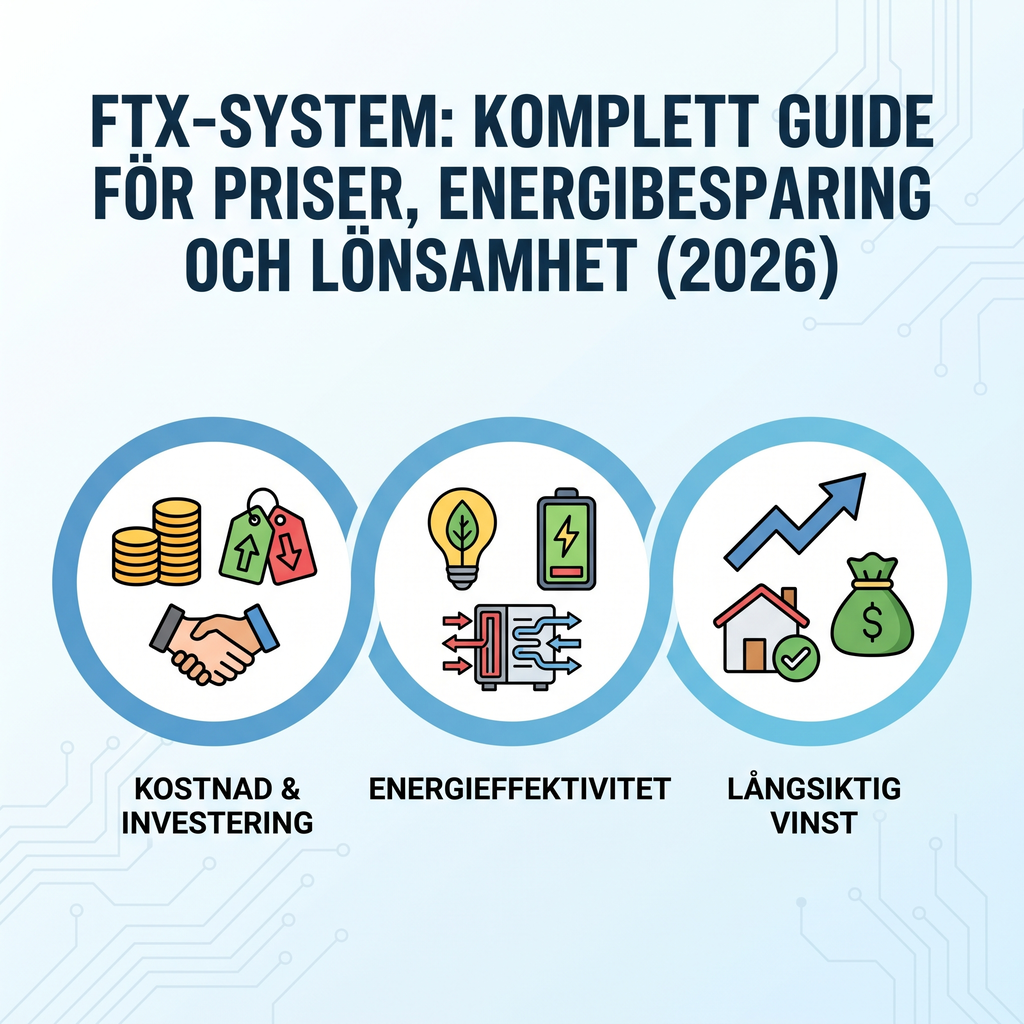 FTX-system: Komplett guide för priser, energibesparing och lönsamhet (2026)