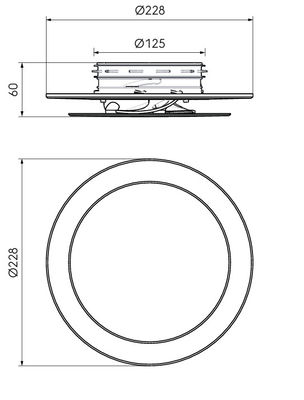 Haelix Rondo luftdon 125mm