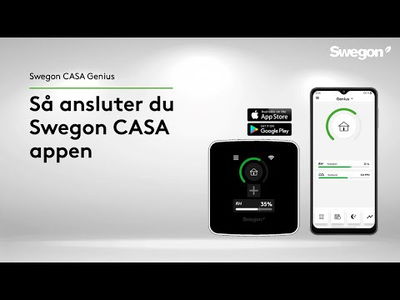 Swegon CASA Genius-kontrollpanel