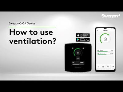 Swegon CASA Genius-kontrollpanel