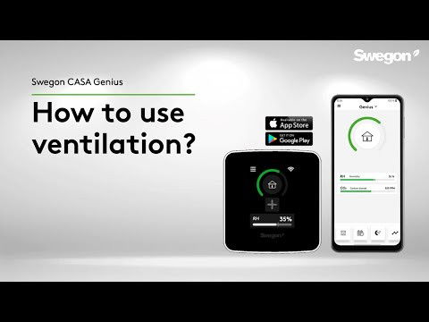 Swegon CASA Genius-kontrollpanel