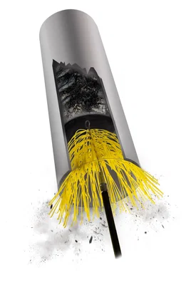 Universell skorstensborste nylon – M12 anslutning