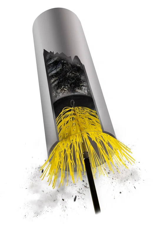 Universell skorstensborste nylon – M12 anslutning