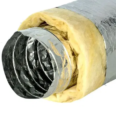 Isolerad flexibel kanal 10m 25mm