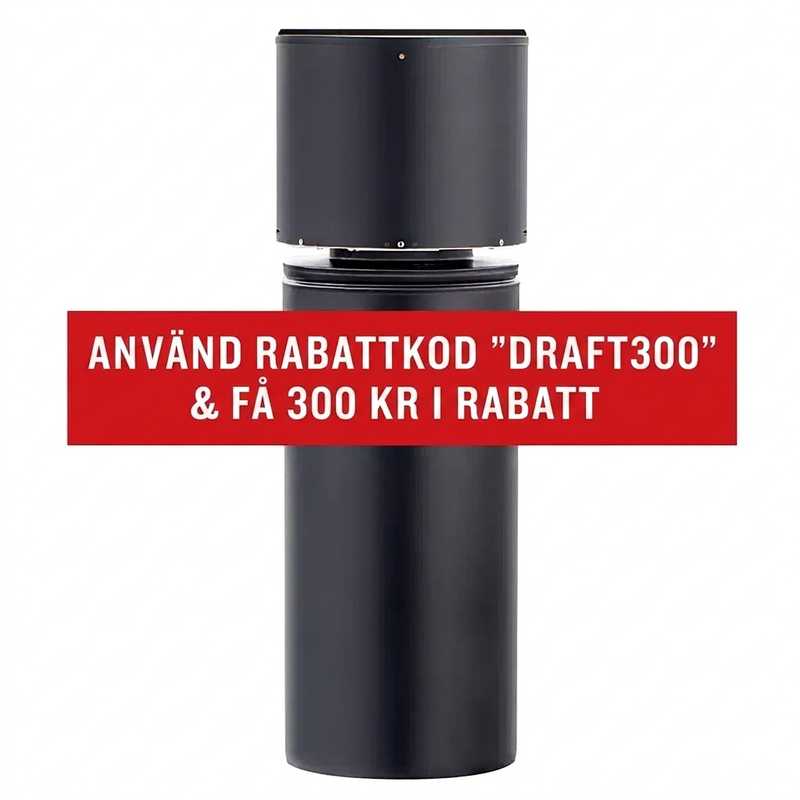Draftbooster rökgasfläkt