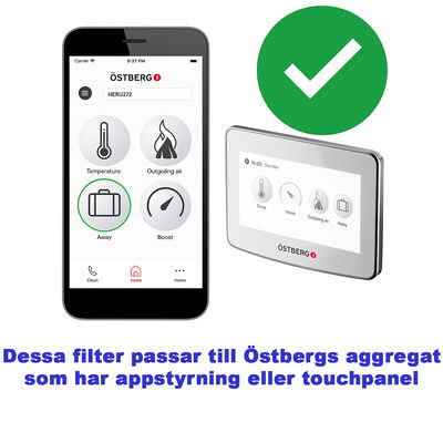 Ventilationsfilter Östberg Heru 160 S NextGen Eko